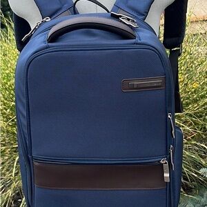 Samsonite Kombi Backpack Blue/Gold.Business/School laptop, MacBook,iPad storage
